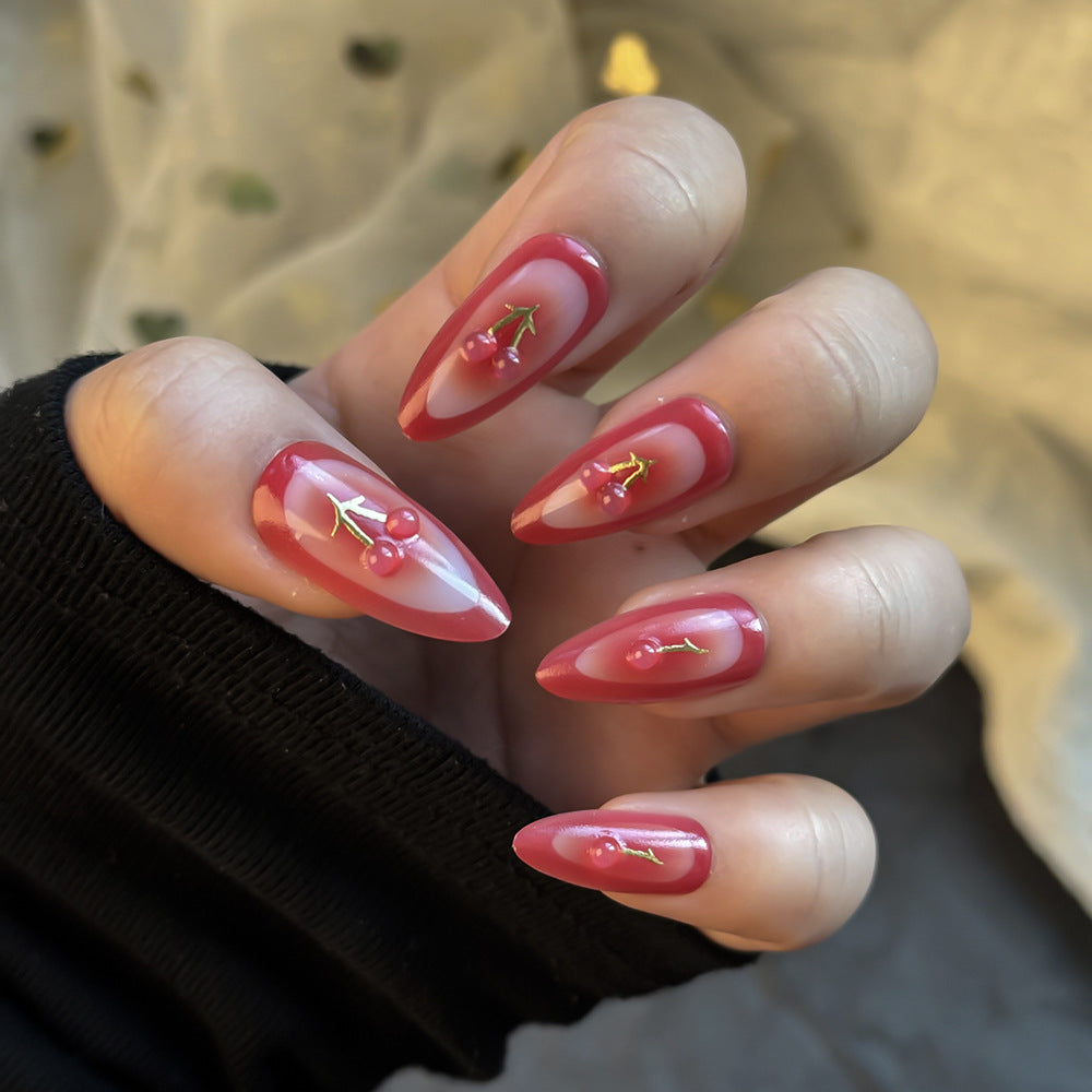 Premium Decorative Press-On Nail Set Bowlift