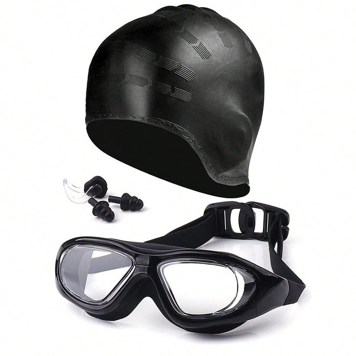 Swim set with comfort swim goggles and cap Bowlift