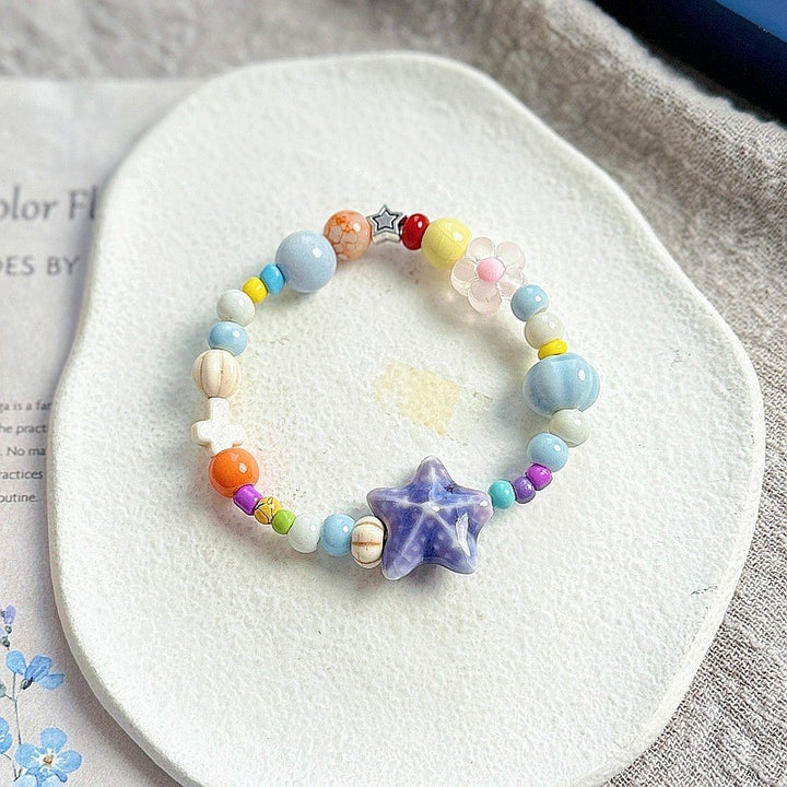 Heart-Shaped Beaded Bracelet Bowlift