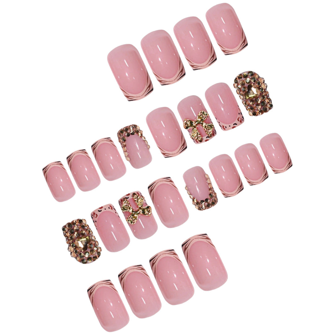 Luxury Decorative Press-On Nail Extensions Bowlift