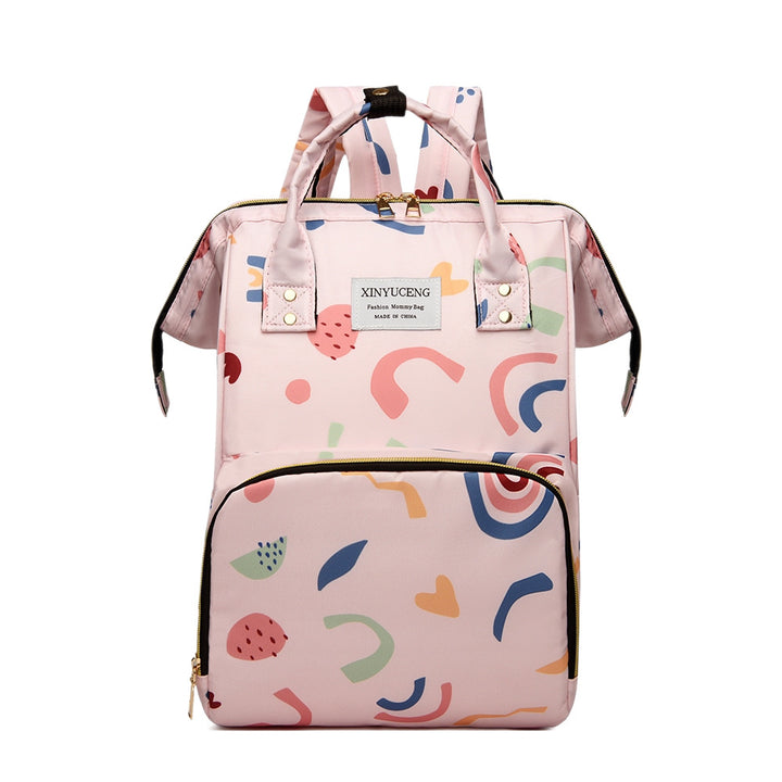 Trendy Animal Print Diaper Backpack Bowlift