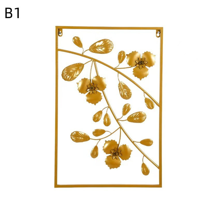 Floral Metal Wall Artwork Bowlift