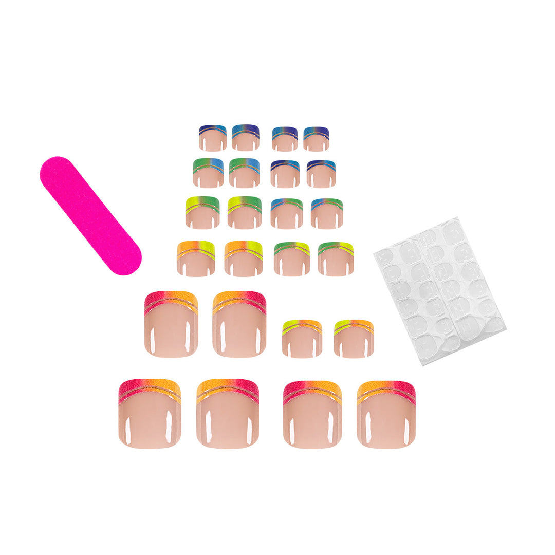 Artful toenail design Bowlift