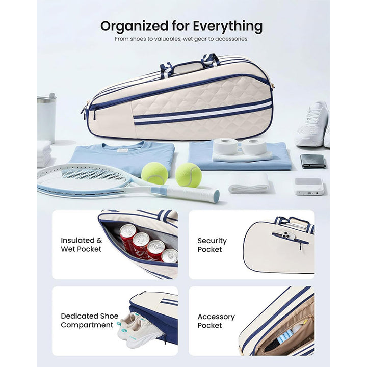 Stylish Tennis Racket and Gear Carrier Bowlift