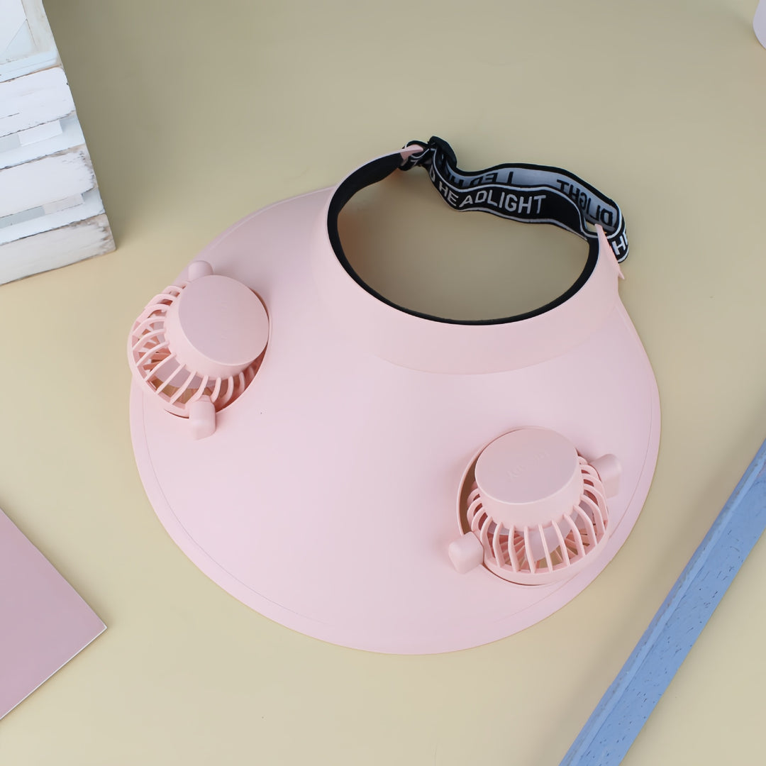 Ladies Portable Cooling Mask with Integrated Fan Function Bowlift