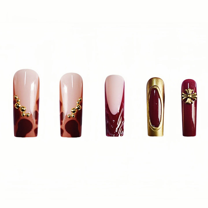 Decorative Long Nail Art Extensions Bowlift
