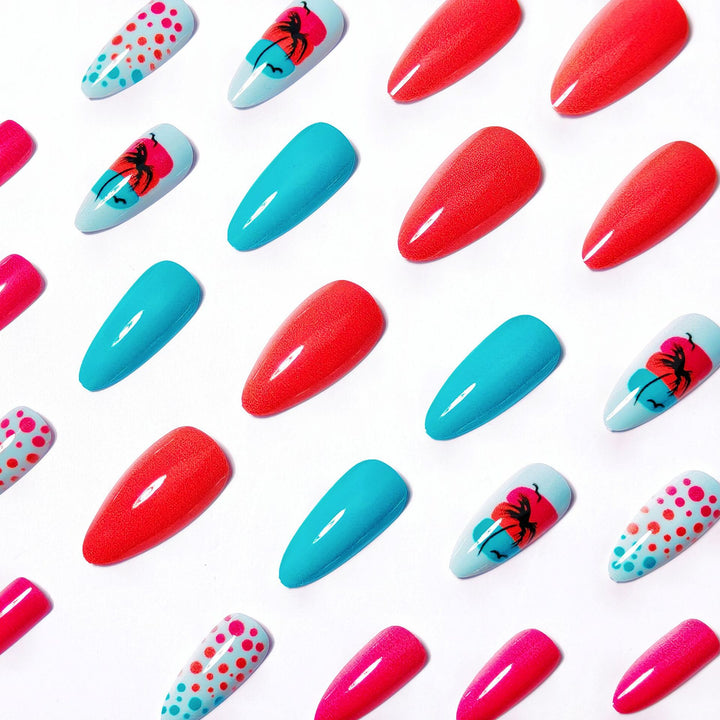 Tropical Island-Inspired Nail Art Bowlift