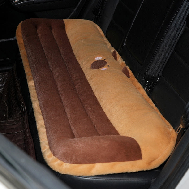 Plush seat cushion with animal design Bowlift