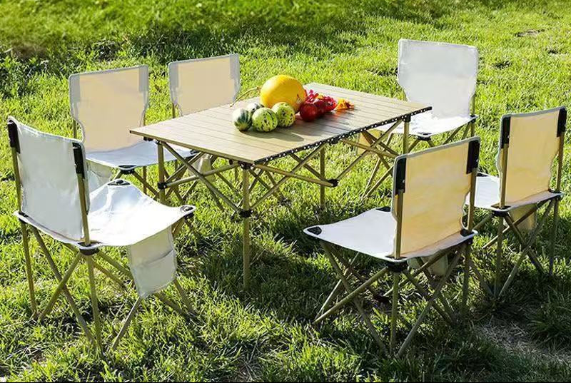 Portable Camping Table and Chair Set Bowlift