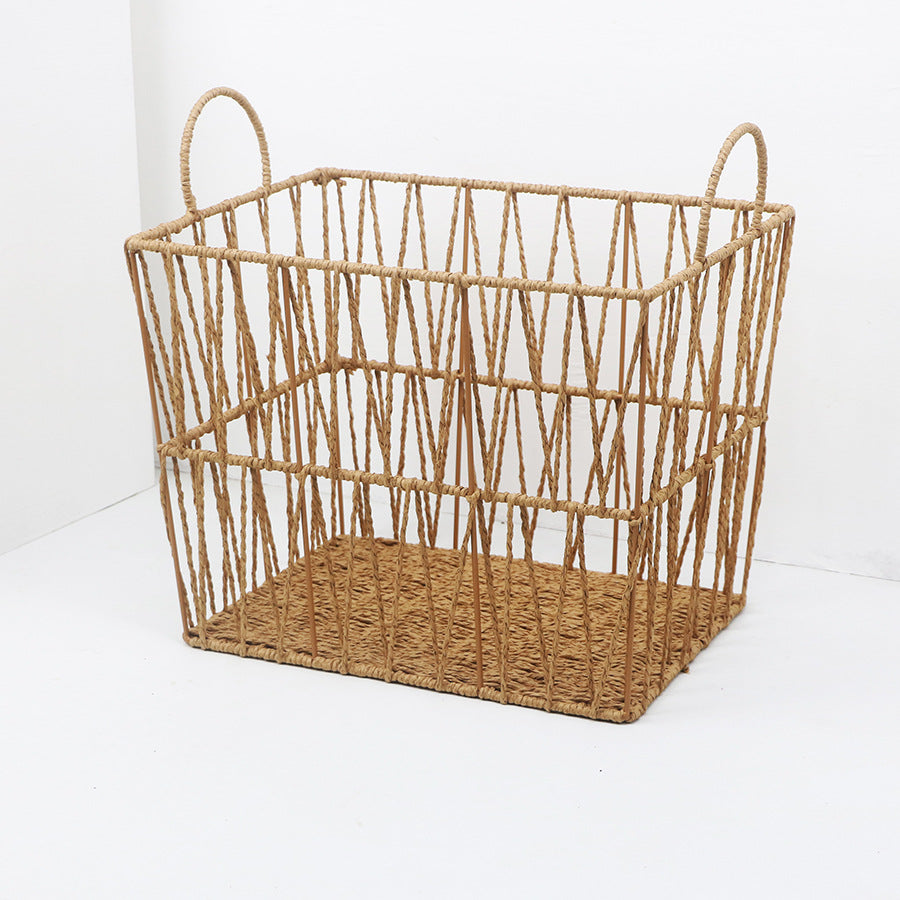 Handcrafted Rope Woven Storage Basket Bowlift