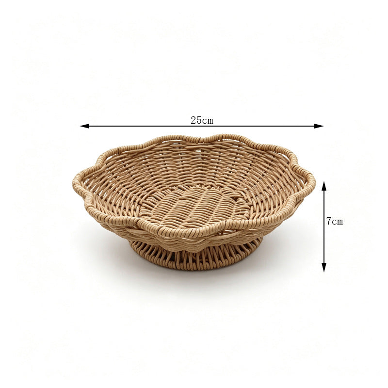 Decorative Floral Woven Table Bowlift