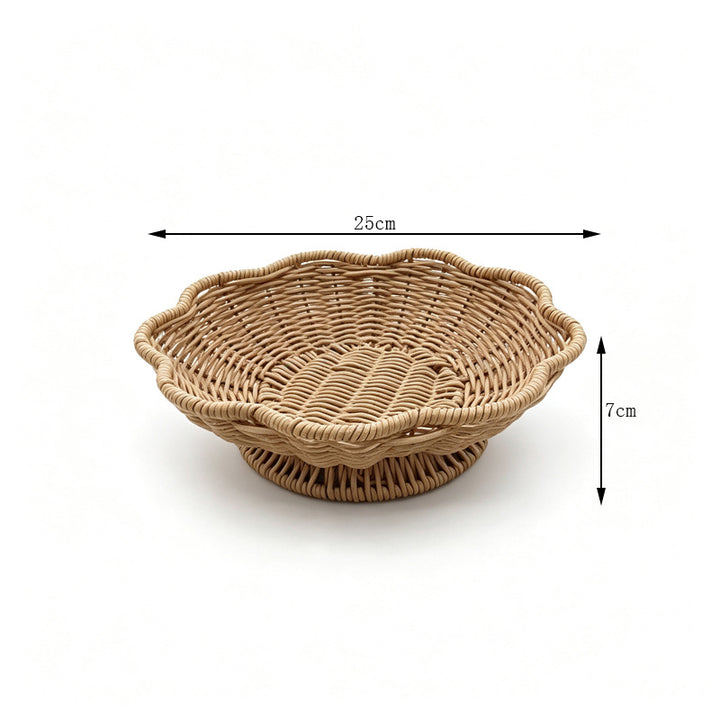 Decorative Floral Woven Table Bowlift