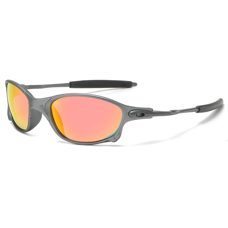 Unisex nan sporty Wraparound sunglasses with polarized lenses and non-slip temples Bowlift
