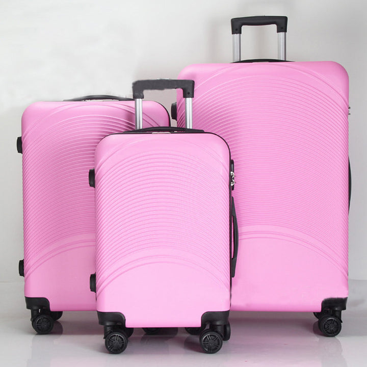 Unisex Premium Textured Hardshell Luggage Set Bowlift