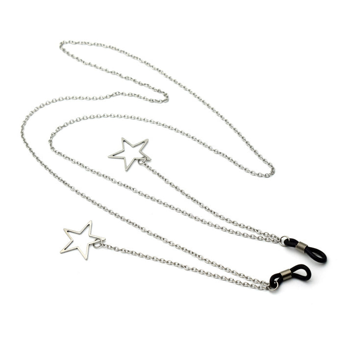 Stylish Geometric Chain Eyewear Holder Bowlift