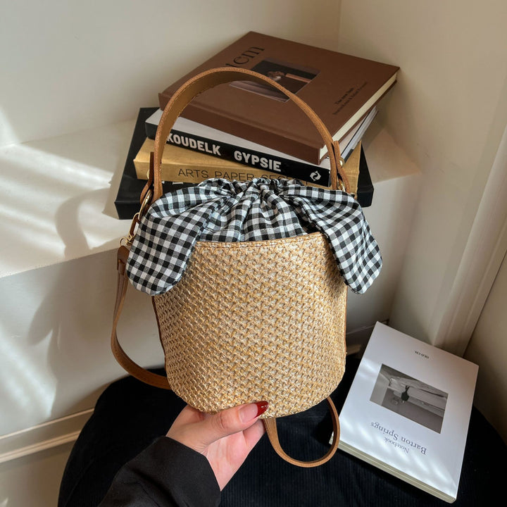 WoWoven Beach Bucket Bag Bowlift