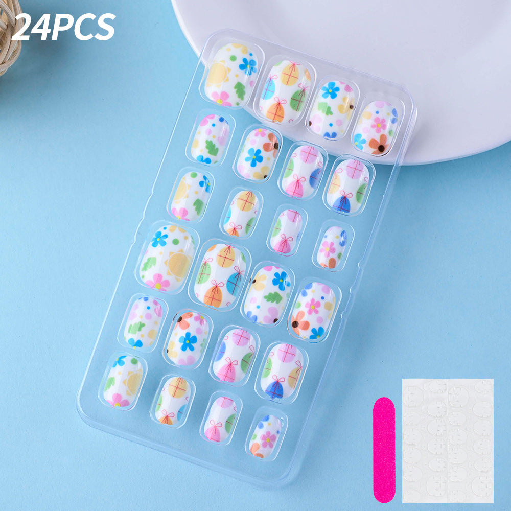 Themed Summer Beach Nail Art Press-On Nails Bowlift