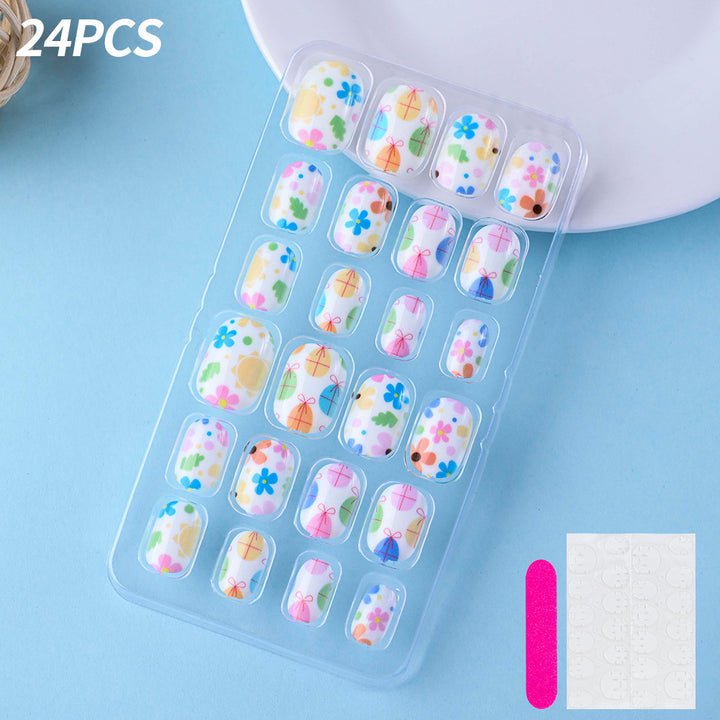 Themed Summer Beach Nail Art Press-On Nails Bowlift
