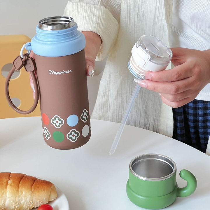 Women's Insulated Drinking Container with Cheerful Design Bowlift