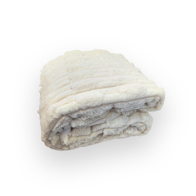 Women's Cozy Blanket with Structured Surface Bowlift