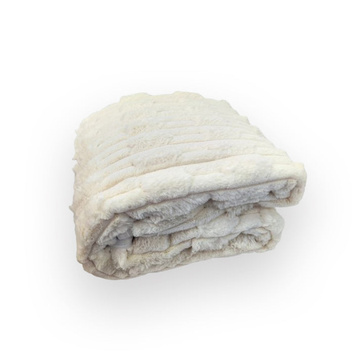 Women's Cozy Blanket with Structured Surface Bowlift