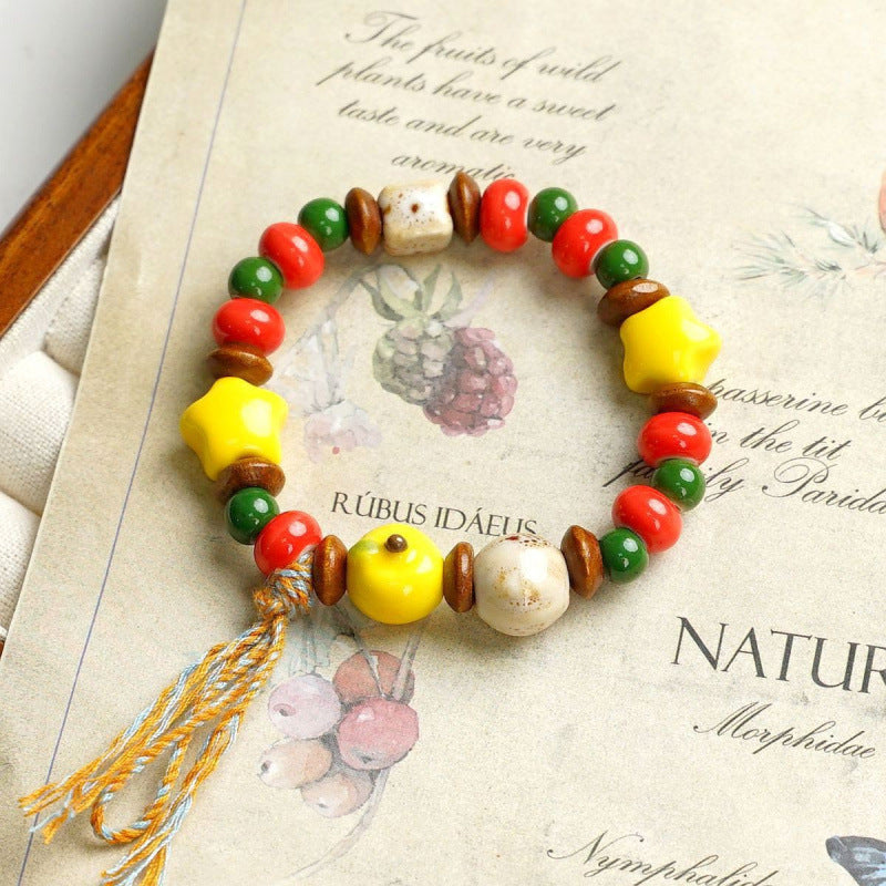 Heart-Shaped Beaded Bracelet Bowlift