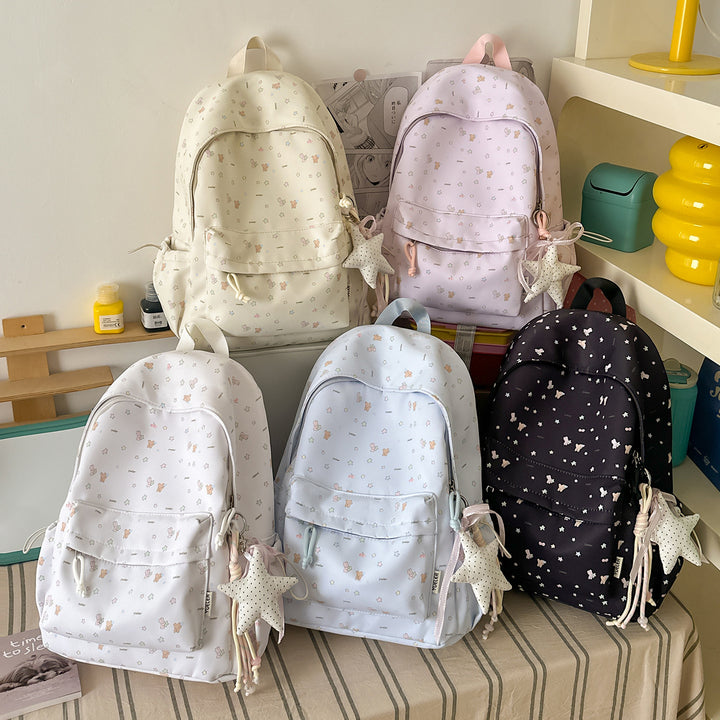 Fun-Patterned Casual Backpack Bowlift