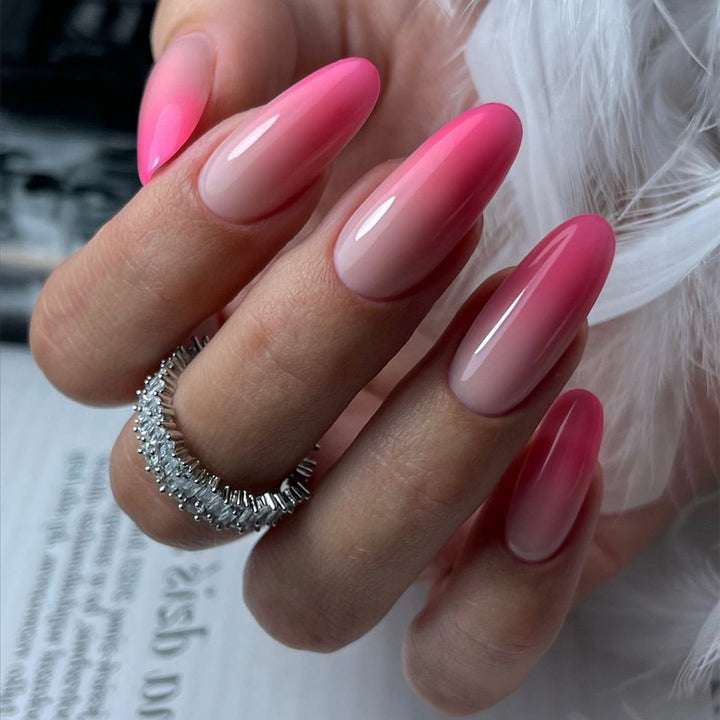 Elegant Ombre Press-On Nails Bowlift