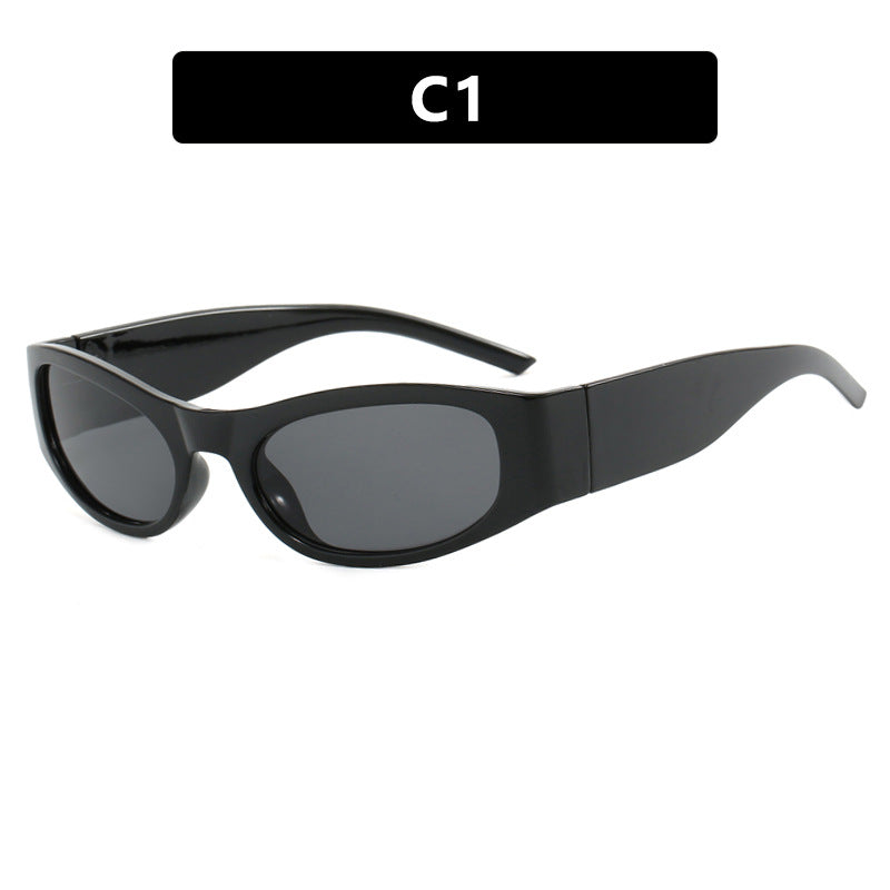 Women's sporty sunglasses with a wide frame and UV protection Bowlift