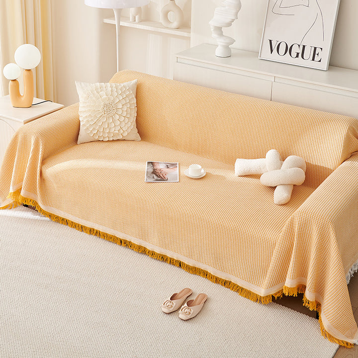 Textured Woven Throw Blanket