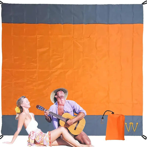 Unisex multifunctional picnic blanket with water-repellent surface Bowlift