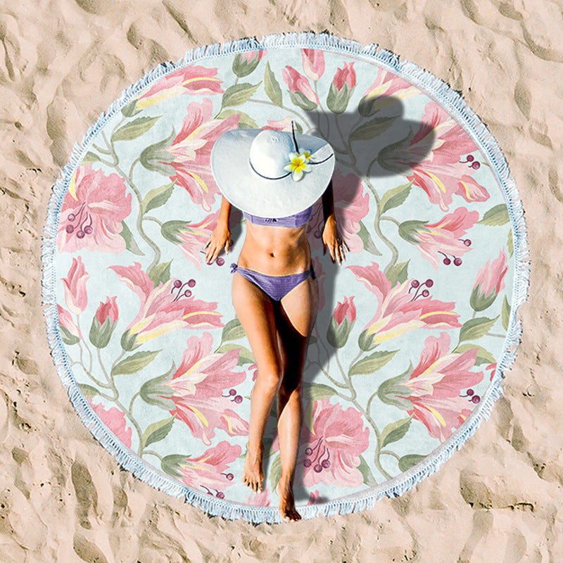 Rundstrand towel with unique sunset design Bowlift
