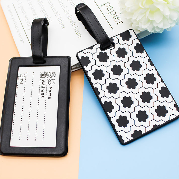Unisex Geometric Pattern Luggage Tag Bowlift