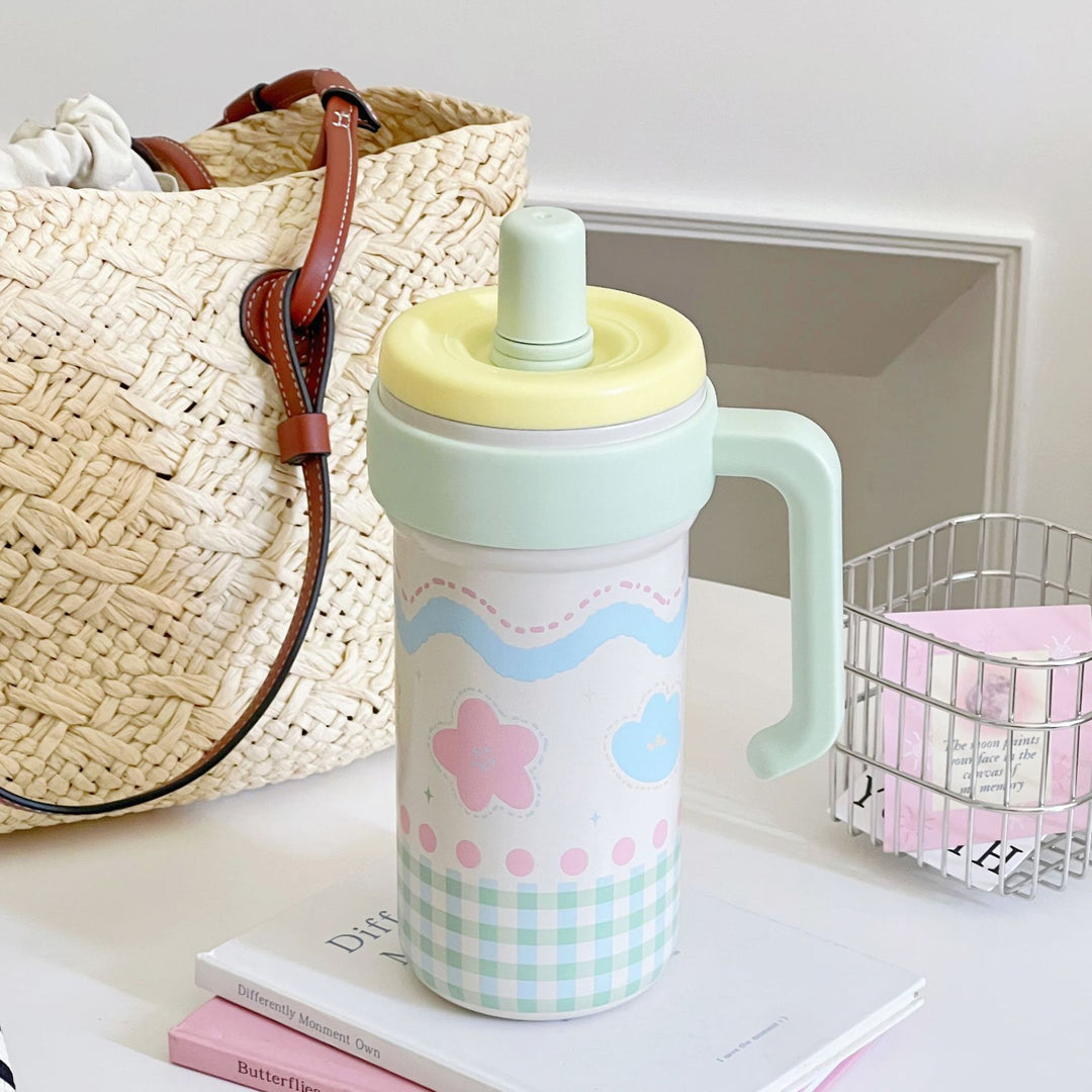 Women's drinking container with cheerful cat design Bowlift