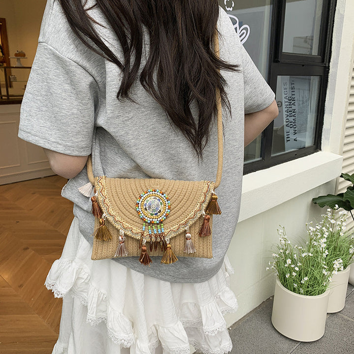 Bohemian-Inspired Handcrafted Beaded Clutch Bowlift