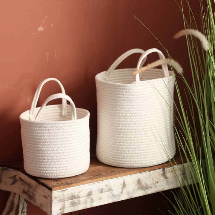 Stylish storage basket with handles Bowlift
