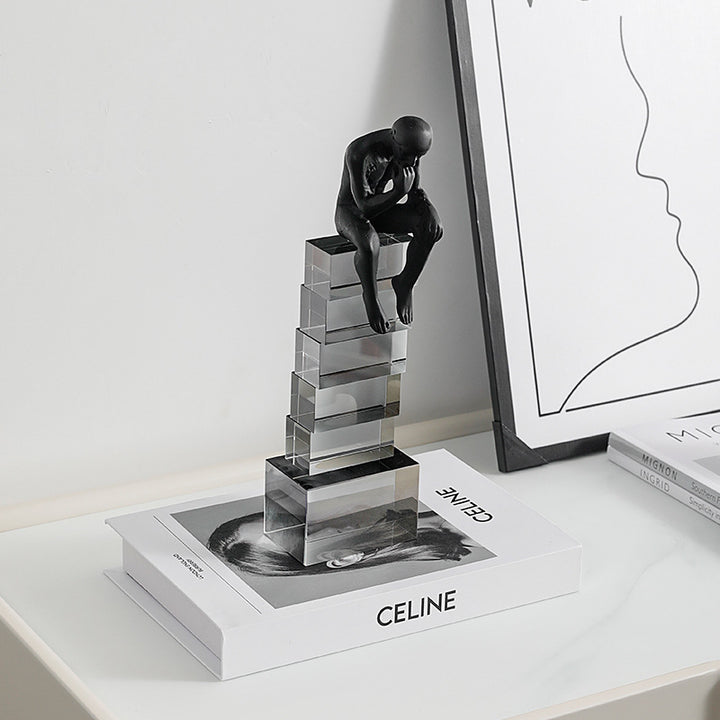 Contemporary Reflective Abstract Sculpture