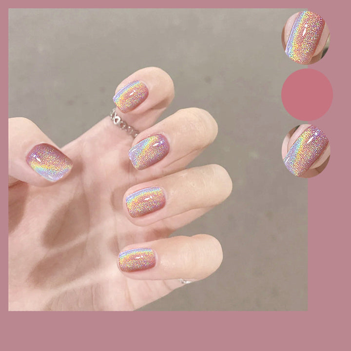 Festive Holiday Themed Press-On Nail Art Bowlift