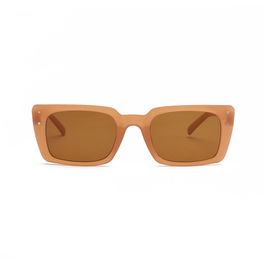 Women square sunglasses with animal print Bowlift