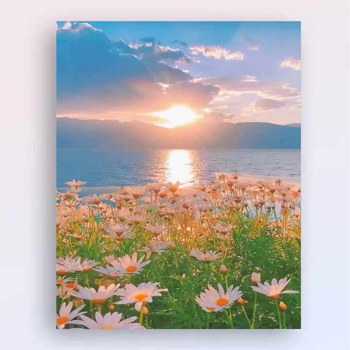 Floral Canvas Art Print Bowlift