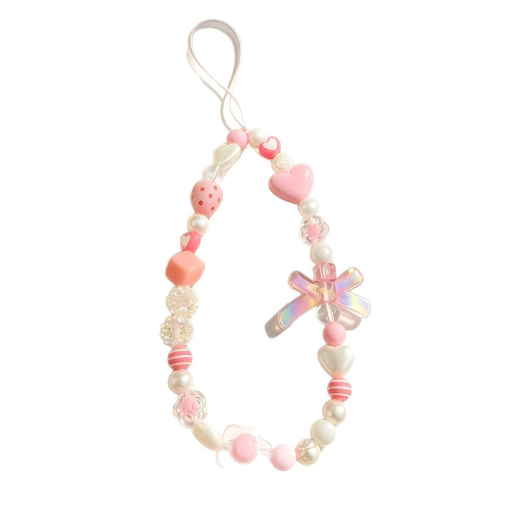 Beaded Phone Charm Necklace Bowlift