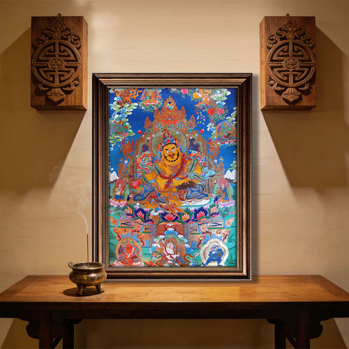 Intricate Religious Canvas Artwork