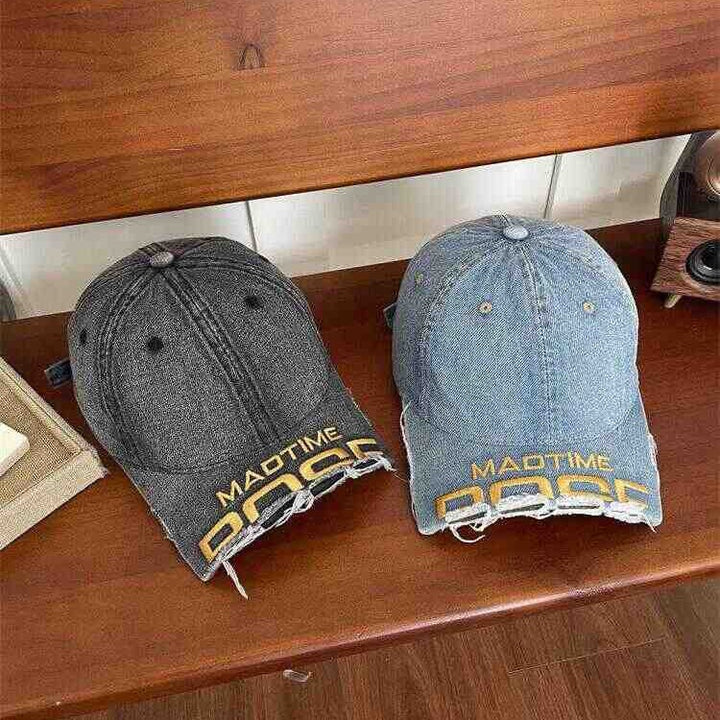 Men's Distressed Graphic Baseball Hat Bowlift 1784188481