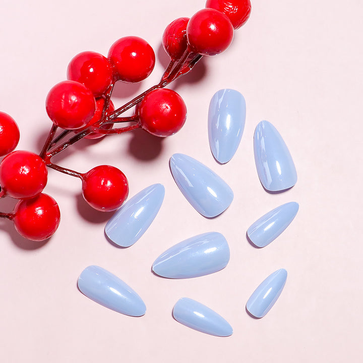DIY Natural Finish Almond-Shaped Press-On Nails Bowlift