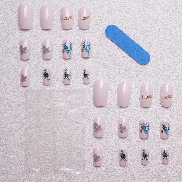 Floral-Inspired Press-On Nails Bowlift