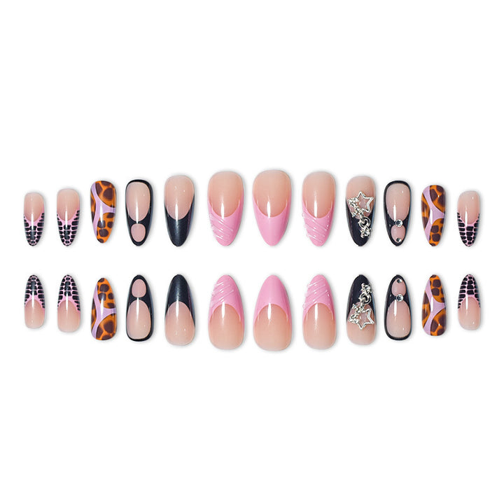Stylish Stiletto Press-On Nail Art Set Bowlift