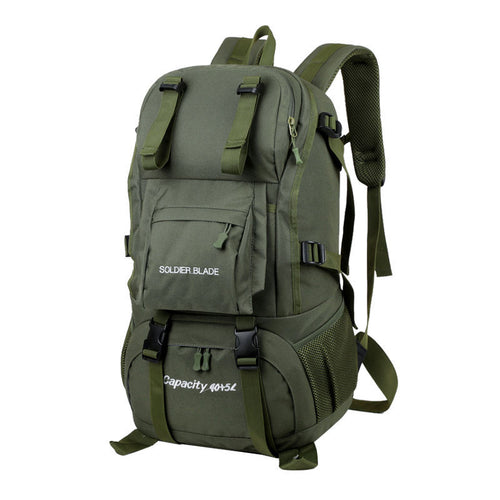 Outdoor backpack with integrated drinking system and versatile compartments Bowlift