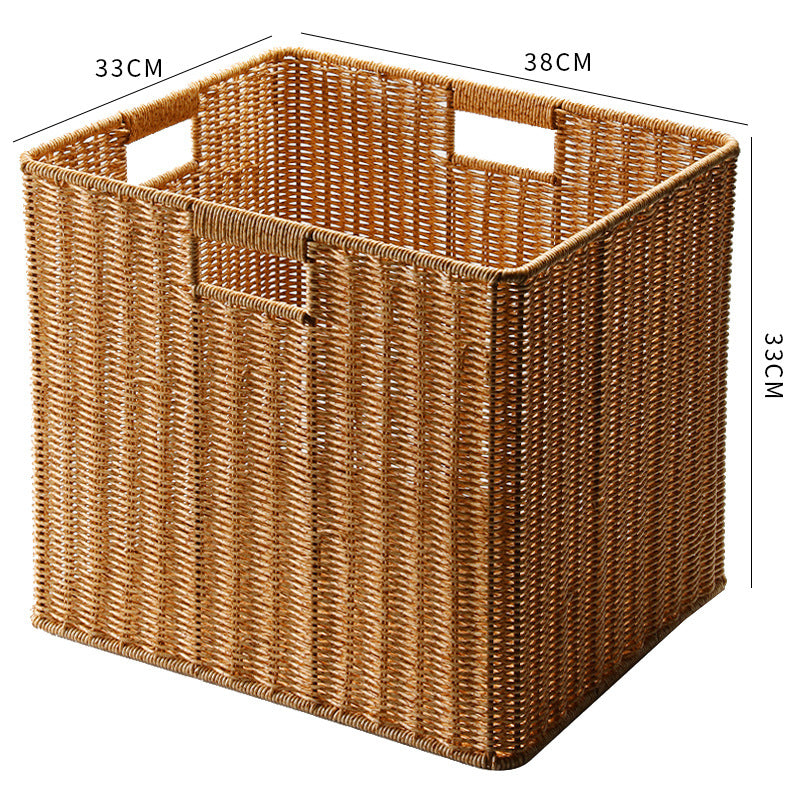 Unisex Spacious Storage Basket made of Woven Natural Material Bowlift