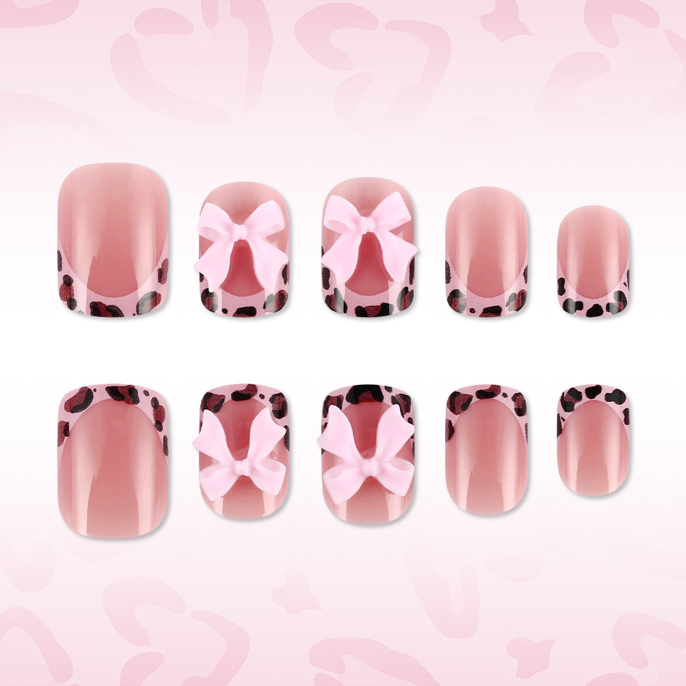 Elegant Animal Print Nail Art Set Bowlift