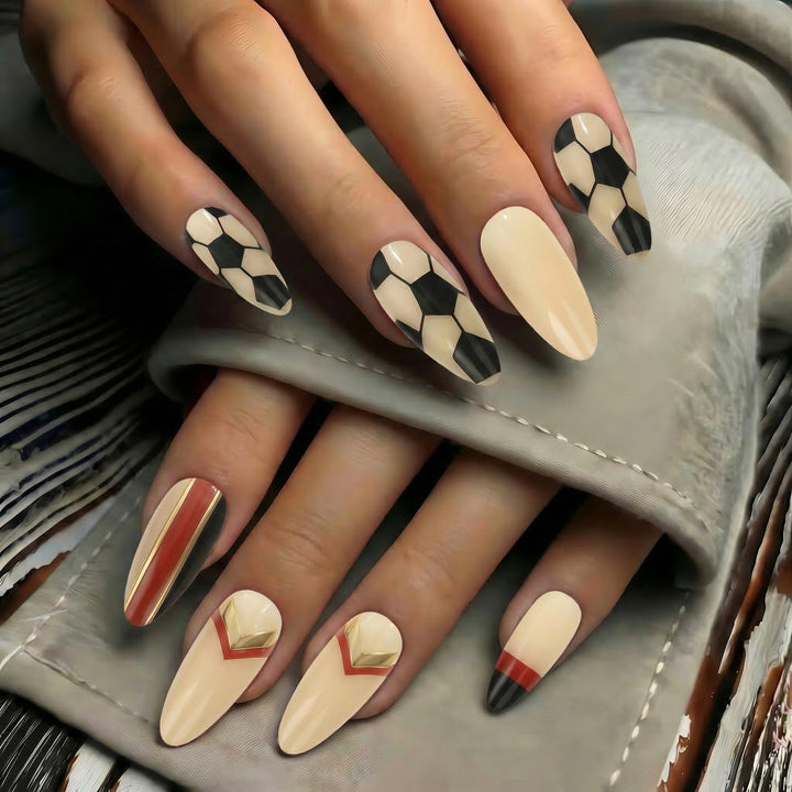 Creative Football Nail Art Bowlift